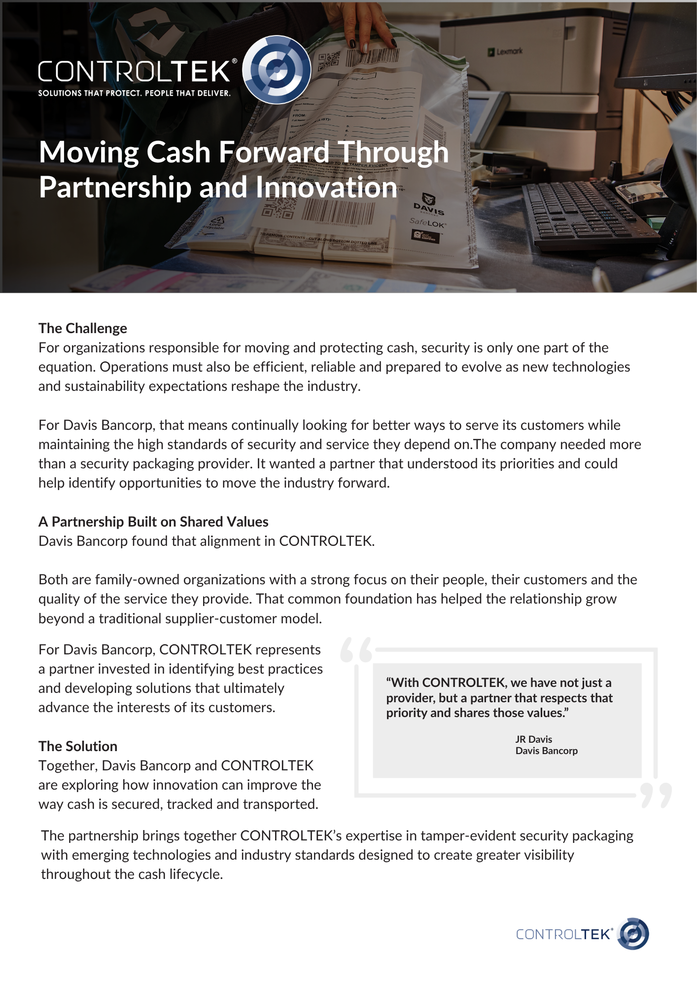 Davis Bancorp Case Study